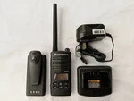 Motorola RDM2070D Walmart Vhf Two-way Radio With New Earpiece Headset. Fixed Price $149.00.