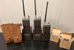 Standard C834L Uhf 16-CHANNEL Analog Handheld Two-way Radios W/ Chargers Cases. Fixed Price $149.00.