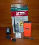 For Parts: Vintage Motorola Spirit Pro Series Portable Two-way Radio (orange). Fixed Price $75.00.