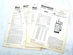 Westinghouse Service Manuals For Cb Portable Transceivers (6) Originals 1AA. Fixed Price $14.95.