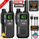 Long Range Walkie Talkie 2 50 Mile Two Way Radio Charge Headset Waterproof. Fixed Price $28.98.