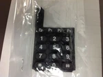 Icom Replacement Rubber Keypad For IC-F3GT Radio, New, Part #8930050790. Fixed Price $9.00.