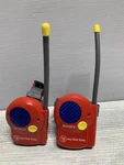 Vintage Sony My First Walkie Talkie Wrist Radios Lot 2 Red Yellow ICB-1010. Fixed Price $44.99.