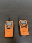 Walkie Talkie Yellow/black Lcd Display 22-CHANNELS Two-way Radio Tested. Fixed Price $12.50.