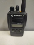 Motorola EX560 Uhf 450-512MHZ Two Way Radio AAH38SDF9DU6AN + Antenna. Fixed Price $125.00.