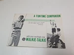 Walkie-talkie Funtime Companion Vintage Radio Transceiver Communication. Fixed Price $17.00.