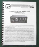 Pc Electronics TC-70-20S Instruction Manual: Comb Bound & Protective Covers!. Fixed Price $15.00.