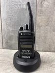 Motorola CP185 Uhf Radio 435-480 Mhz AAH03RDF8AA7AN W/charger Stand No Cord. Fixed Price $85.00.