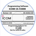 Icom CS-F2000 Rev. 1.30 Programming Software For IC-F2000 IC-F1000 Series. Fixed Price $25.99.