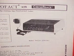 1978 Motorola Radio Service Shop Manual Model T4025A (CB1136). Fixed Price $54.99.