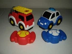 T26 Euc Kid Connection Remote Control Emergency Vehicles Fire Police Car Lights. Fixed Price $17.00.