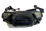 Green/black Tactical Waist Pack 5L Nylon Zip Bag Adjustable Strap Pockets. Fixed Price $27.00.