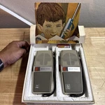 Vintage General Electric Model Y-7110 Walkie Talkies Tested Original Box. Fixed Price $64.95.