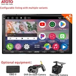 Atoto Obdii 4G+64GB Android Gps Radio 7" Receiver Carplay Siriusxm Dvr On-dash. Fixed Price $227.91.