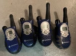 Motorola Talkabout T5900 2-WAY Radios Walkie Talkies Blue -- Lot Of 4. Fixed Price $9.95.