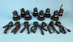 Lot Of Vertex VX-261-G6-5 Radios: Chargers/mics/no Power Adapters 010-8233942. Fixed Price $199.95.