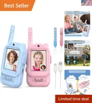 Walkie Talkies For Kids Pack Of 2, Rechargeable Long Range Two Way Radios Toy.... Fixed Price $62.72.