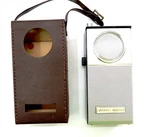 Vintage Channel Master Transistor Transceiver 6552-2 Silver & Black + Case As-is. Fixed Price $18.74.