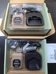 Walkie Talkies Rechargeable Two-way Radios With Earpieces 2 Pack. Fixed Price $35.00.
