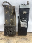 Wilson T-1405SM Vhf Radio Telephone Vintage Handheld W/ Leather Case. Fixed Price $89.00.