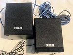 2 Rca Genuine 4 RDT3131 Raw Working Speakers Shelf. Fixed Price $20.00.
