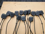 13- Motorola NMN6228C NMN6228B Straight Corded Ptt Microphones. Fixed Price $149.99.