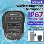 Abbree Wireless Bluetooth Waterproof IP67 Handheld Speaker Mic For Walkie Talkie. Fixed Price $37.99.