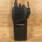 Motorola Radius GP350 Black Vhf 16-CHANNEL 2-WAY Radio Walkie Talkie. Fixed Price $34.10.