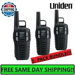 Uniden Long Range 3-PACK Rechargeable Two Radio Walkie Talkies 16 Mile 2-WAY. Fixed Price $48.95.