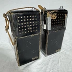 Vtg 60 Star-lite Trans-o-phone Transceiver TE-253 Radio + Leather Case Parts. Fixed Price $39.98.