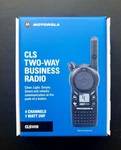 Motorola CLS1410 Two Way Business Radio Channel Watt Uhf New Sealed. Fixed Price $124.77.