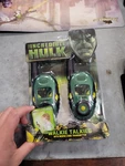 The Incredible Hulk Walkie Talkies With Morse Code Transmitter 2008 Sakar 14065. Fixed Price $49.95.