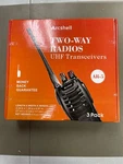 Rechargeable Long Range Two-way Radios With Earpiece Pack Arcshell AR-5 Walkie. Fixed Price $31.19.