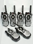Lot Of 6 Motorola Talkabout 2-WAY Radios MT352TPR Complete Tested. Fixed Price $89.95.