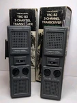 Realistic TRC-83 Channel Transceiver No. 21-1605 Original Boxes Both Tested. Fixed Price $80.00.
