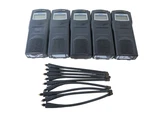 Lot Of 5 Macom P7100IP HT7130EN1A-IS2 2-WAY Radio W/ 9 Antennas. Fixed Price $139.99.