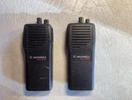 Motorola GP350 Vhf Portable Handheld Radios 16 Channel (two). Fixed Price $24.00.