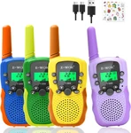 Walkie Talkies For Kids Rechargeable, 4 Pack 3KMS Long Range Toy. Fixed Price $26.05.