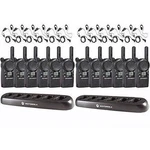 12 Motorola CLS1110 Two Way Radio Walkie Talkies + Multi Chargers Earpiec. Fixed Price $3218.80.