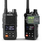 Radioddity X1 Walkie Talkies For Adults, IP67 Waterproof Frs 2-WAY Black. Fixed Price $139.57.