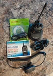 Wouxun Handheld Ham Radio KG-UV3D Dual Band 2 Way W/external Microphone.. Fixed Price $49.75.