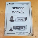 Pace Service Manual Cb Sidetalk 1000M/1000B. Fixed Price $25.00.