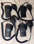 Motorola HT1250 Ls + Walkie Talkie Radio Set Of 4. Fixed Price $199.99.
