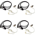 4X Hands Free Headsets W/ Acoustic Tube Earpiece Ptt Mic For Icom Radio Devices. Fixed Price $35.95.