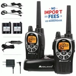 Midland GXT1000VP4 Gmrs Walkie Talkie 2-PACK + Headsets Charger. Fixed Price $80.60.