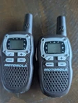 Motorola Talkabout 10-MILE, 22-CHANNEL 2-WAY Radio (pair) Brown. Fixed Price $10.00.