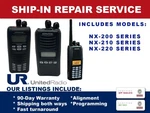 Repair Service For Kenwood Portable Radios All NX-200 / NX-210 NX-220 Models. Fixed Price $225.00.