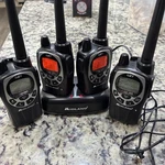 Lot Of 4 Midland Xtra GXT1000P Walkie Talkies W/charger. Fixed Price $54.99.