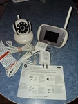 Motorola MBP35S- Digital Video Baby Monitor, White Works Perfect!. Fixed Price $24.99.