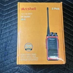 Arcshell Rechargeable Long Range Two-way Radios With Earpiece 4 Pack Walkie. Fixed Price $40.00.